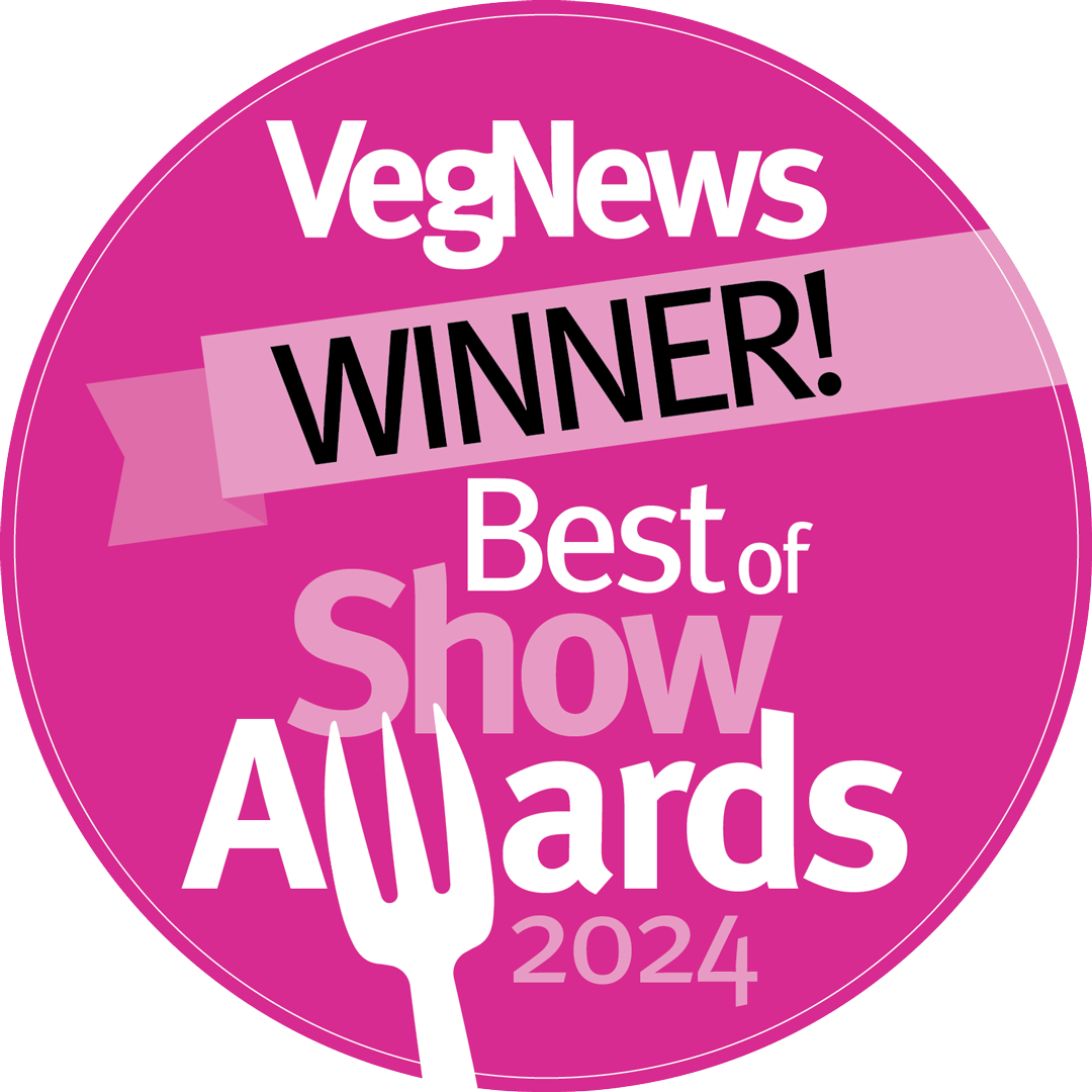VegNews Best of Show winner badge