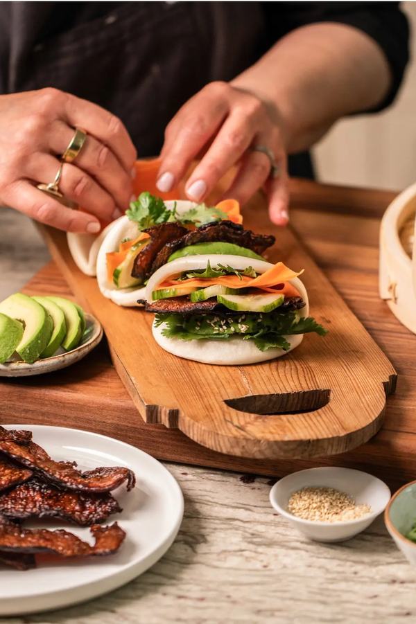 MyBacon steamed bao buns