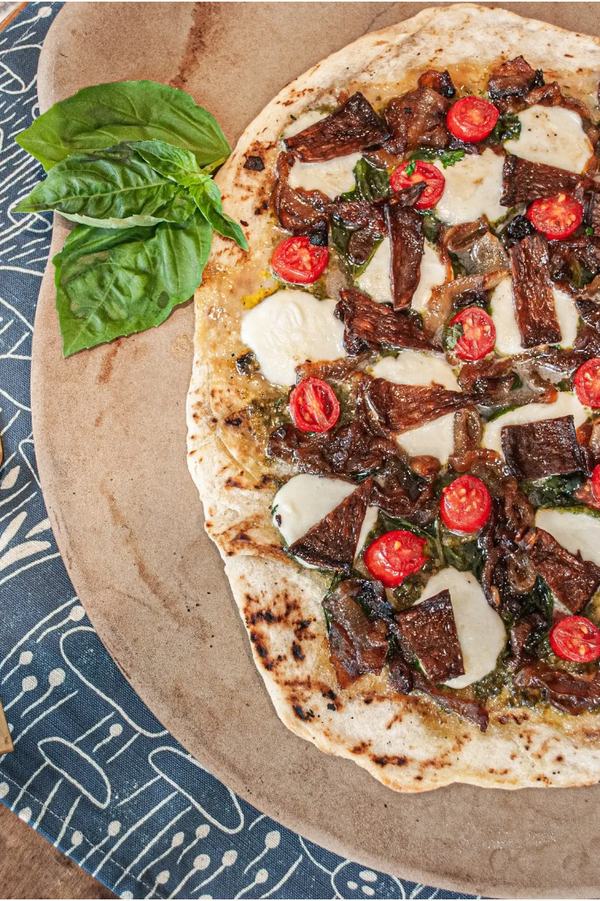 MyBacon tomato basil flatbread